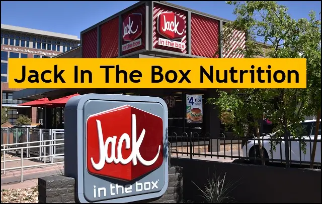 Nutrition of jack in the box